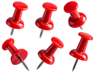 red push pin