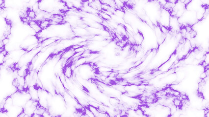 Beautiful light purple marble texture isolated on white background with swirls