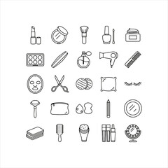 Obraz premium Chic beauty and self-care essentials for the modern woman's stylish routine, perfect for lifestyle blogs and fashion designs