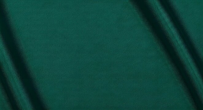 dark green fabric texture draped background