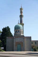 Obraz premium Nice Steam engine building (Mosque) – Potsdam – Germany