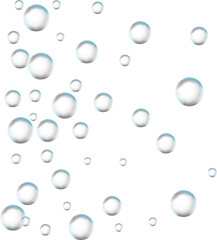 Realistic transparent soap bubbles with rainbow reflection. Isolated set composition. Bubble PNG. Set of realistic soap bubbles. Bubbles are located on a transparent background. r flying soap bubble