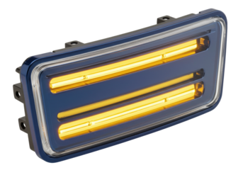 Isolated light emitting diode fixture, auto lighting accessory, modern car equipment