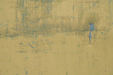 old painted rusty metal wall