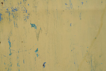 old painted rusty metal wall