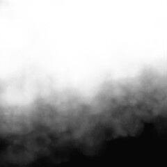 Realistic dry ice smoke clouds fog overlay perfect for compositing into your shots.   Fog or smoke isolated transparent background. White vector cloudiness, mist or smog background. PNG image