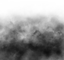 Realistic dry ice smoke clouds fog overlay perfect for compositing into your shots.   Fog or smoke isolated transparent background. White vector cloudiness, mist or smog background. PNG image