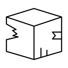 box line icon