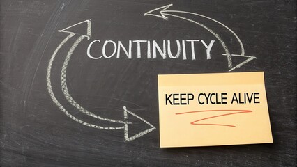 Concept of Continuity and Cycle Preservation on Black Chalkboard