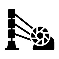 Obraz premium loom cotton Solid icon