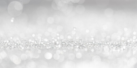 Abstract white bokeh defocus Background.