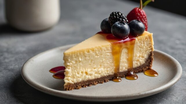 piece of cheesecake - Powered by Adobe
