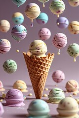 ice cream cones