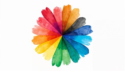 autumn leaves isolated on white