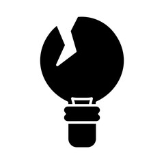 bulb glyph icon