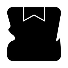 damaged package glyph icon
