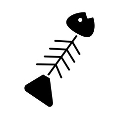 fishbone glyph icon
