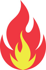 vector illustration of a fire icon