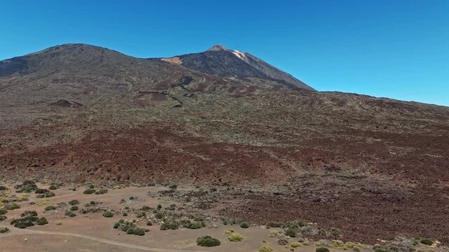 Teide volcano in the background, holiday in Canary Island