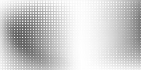 Dotted abstract silver foil mesh background with metal mirror texture. Chrome gradient surface simple