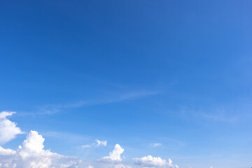 Fototapeta premium clear blue sky background,clouds with background. 