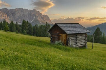 house in the mountains