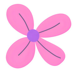 pink flower vector