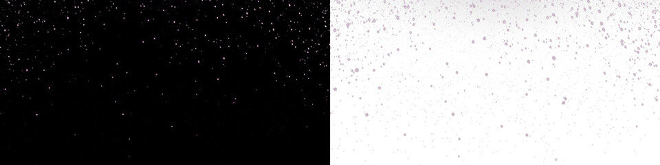 Abstract PNG overlay featuring a textured gradient of sparkling particles on a contrasting black and white background, ideal for creative design projects and visual storytelling