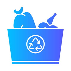dumpster gradient icon