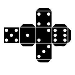 Printable Dice Template