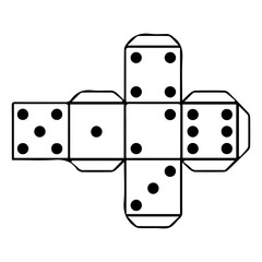 Dice Net Template