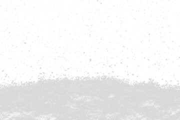 white snow on the transparent background