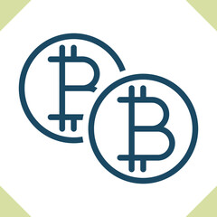 Currency - Bitcoin Icon