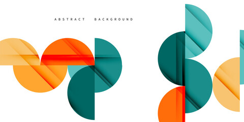 Obraz premium Modern geometric vector illustration design, abstract background.