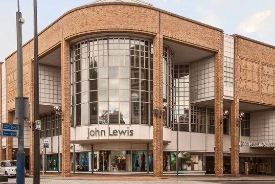 John Lewis store entrance in Kingston Upon Thames. London, Uk.