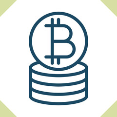 Currency - Bitcoin Icon