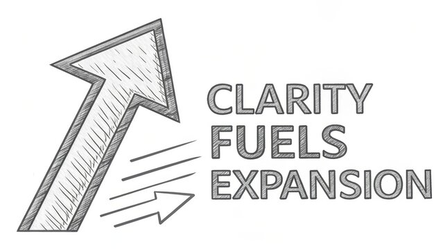 Growth Mindset Concept with Arrow Symbol and Motivational Text