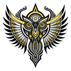 Obraz premium tribal wing ornament vector pack.eps