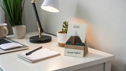 Inspirational Desk Decor for Motivation and Goal Setting
