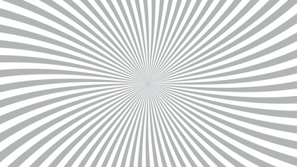 Grey white radial spiral pattern optical illusion background abstract twisted stripes vortex hypnotic motion effect psychedelic visual energy concept concentric spinning vortex retro style