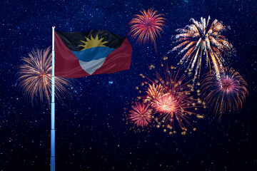 Flags Antigua And Barbuda Flutters