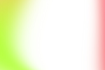 Abstract gradient pixelated blur with vibrant green and pink hues and dark center