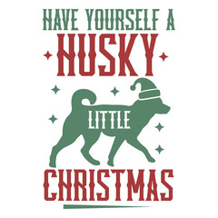 Obraz premium Christmas Dog Puns SVG