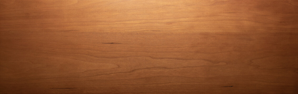 Super long cherry planks texture background. Cherry wood desktop texture background,Cherry wood texture long background, cherry wood texture background.	