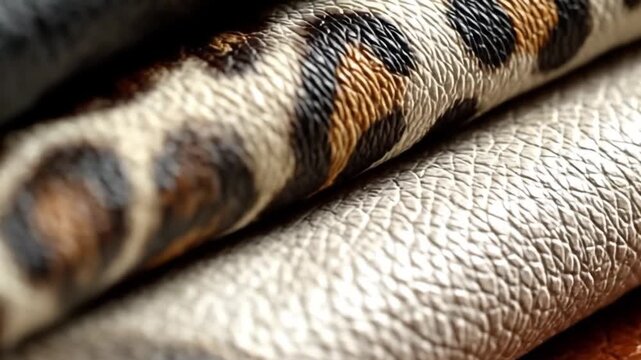 Leopard print detail textured surface with spots and animal pattern