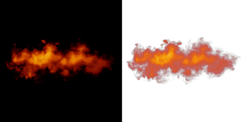 Vibrant orange and yellow flame overlay on contrasting black and white backgrounds, showcasing dynamic fire effects for creative design projects and visual storytelling