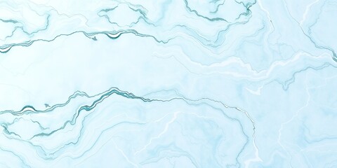 A delicate, light blue marble pattern with swirling, organic lines creates a serene and elegant background for any creative design or project use case.