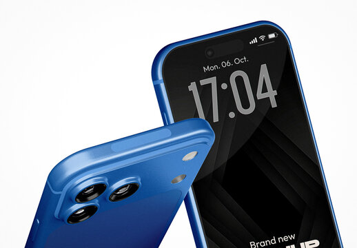 Close Up Smartphone Mockup