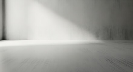 Fototapeta premium Empty Room with Light and Shadow