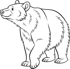 a-charming-black-and-white-line-drawing-of-a-bear-